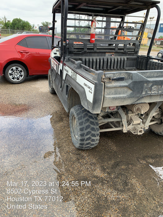 2019 Kawasaki MULE PRO-DX 3 Seater, Standard Options, Backup Alarm, Beacon, Plastic Hard Top, Poly Windshield, Horn Kit