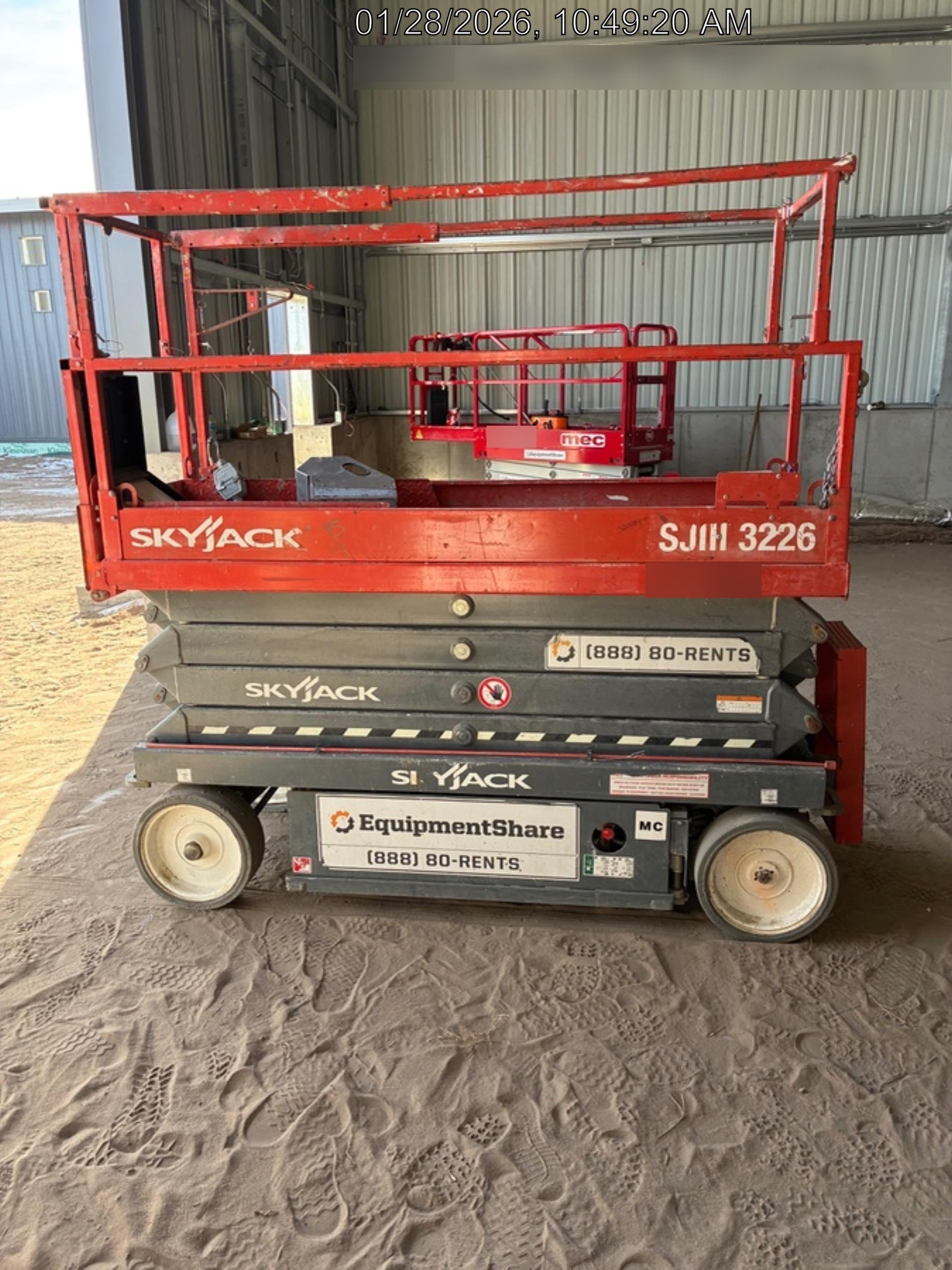 2019 Skyjack SJIII-3226 Standard Options