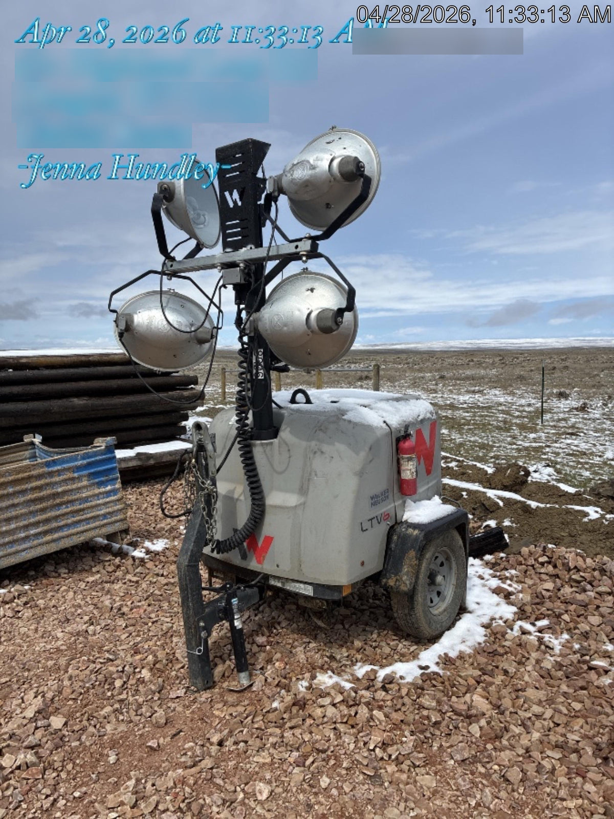 2018 Wacker Neuson LTV6L-MH Wacker Neuson LTV6L Towable Light Tower