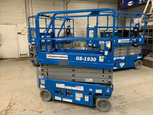 2020 Genie GS-1930 Solid Non Marking Tires, Beacon, Folding rails with half height swing gate