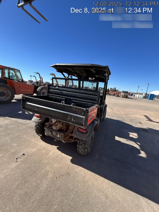 Kubota RTV-X1140W-H 4WD, LED Strobe, Windshield Acrylic Clear, Plastic Canopy, Wire Harness Kit, Backup Alarm