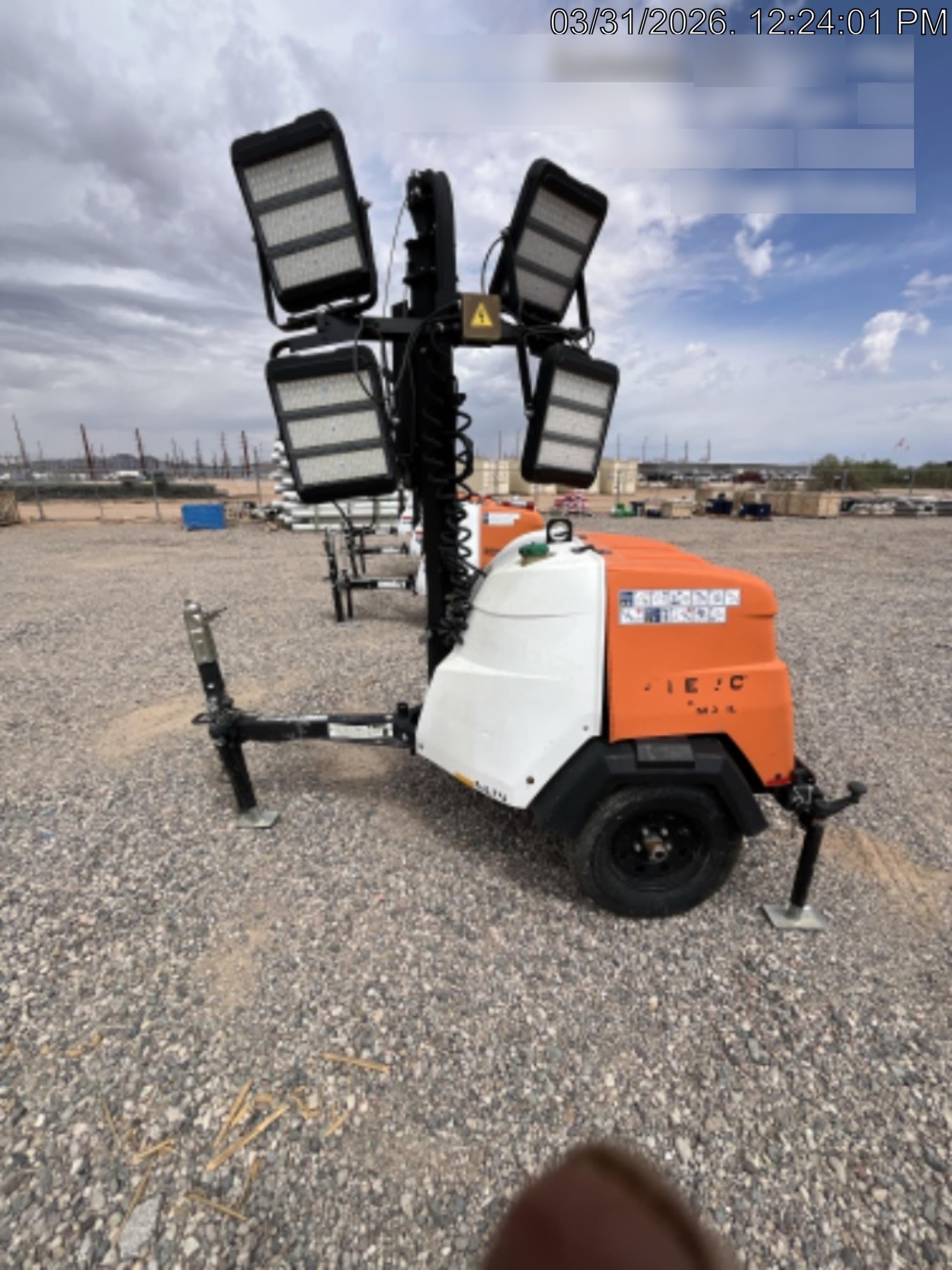 2024 Generac MLT2 Diesel, Flex Switch 120V Input, Powerzone Controller, 
(4) 320W LED Lights, 4kW Generator, 39.9 Gal Fuel Tank, 2" Ball, T3