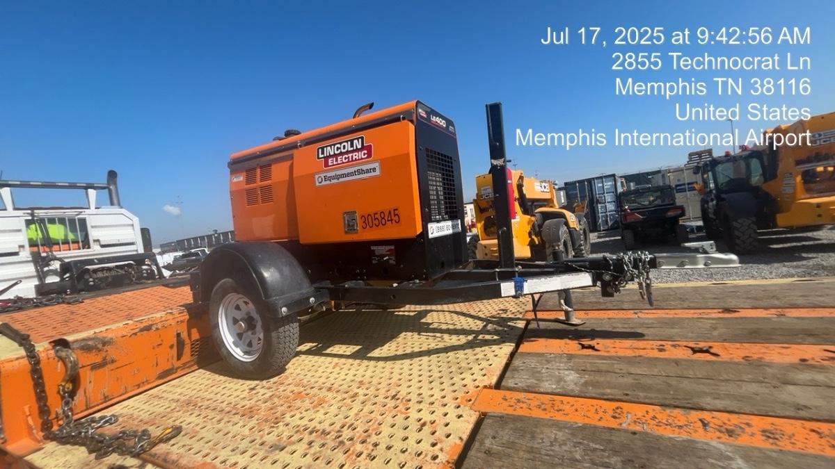 2023 Lincoln Electric LE400 Kubota V1505, Trlr, Cable Rack, Light Kit, ES Decals, T3