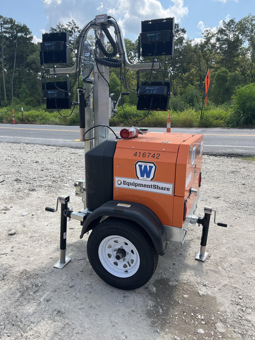 2024 Wanco WLTT-4MM4K Diesel, Deep Sea Controller, Shore Power Plug, Auto Start, (4) 350W LED Floodlights, 4kW Generator, 60 Gal Fuel Tank, 2" Ball, T3