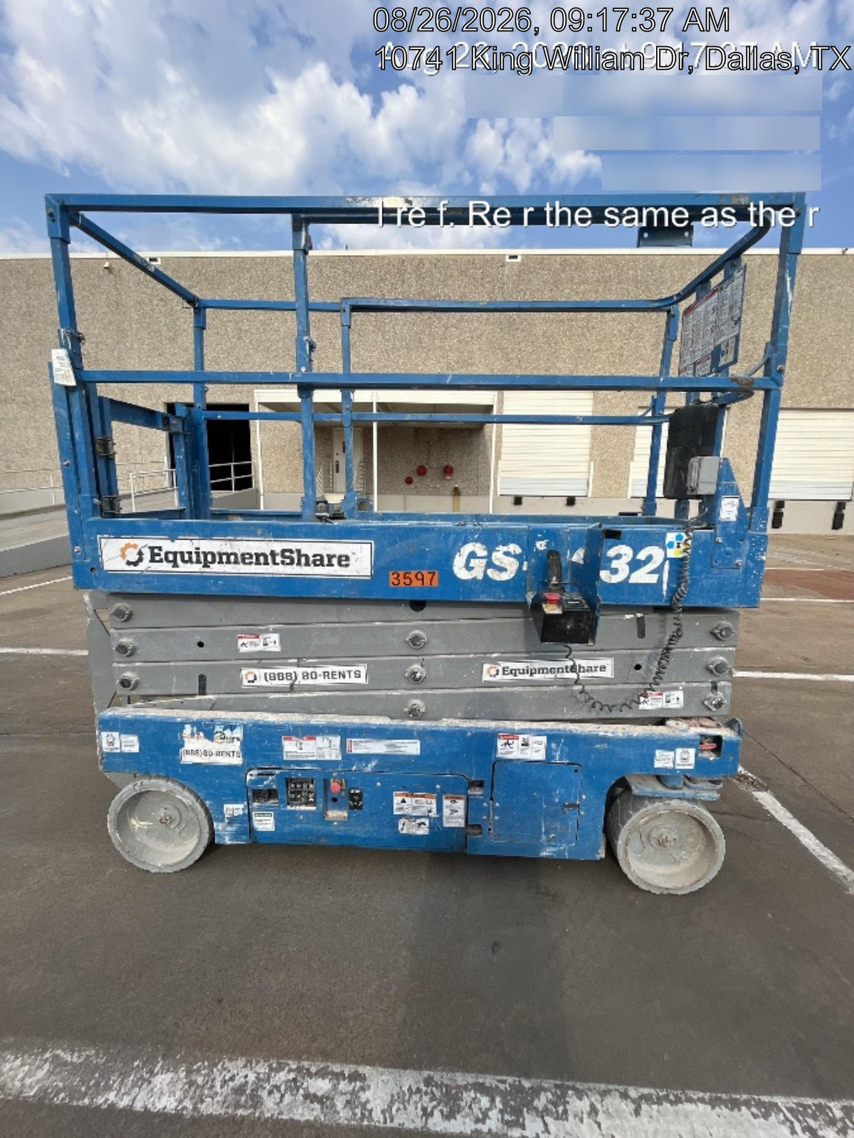 2017 Genie GS-2632 Genie GS2632 - SN GS32P-151069