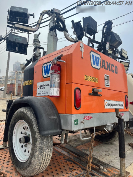 2024 Wanco WLTT-4MM4K Diesel, Deep Sea Controller, Shore Power Plug, Auto Start, (4) 350W LED Floodlights, 4kW Generator, 60 Gal Fuel Tank, 2" Ball, T3