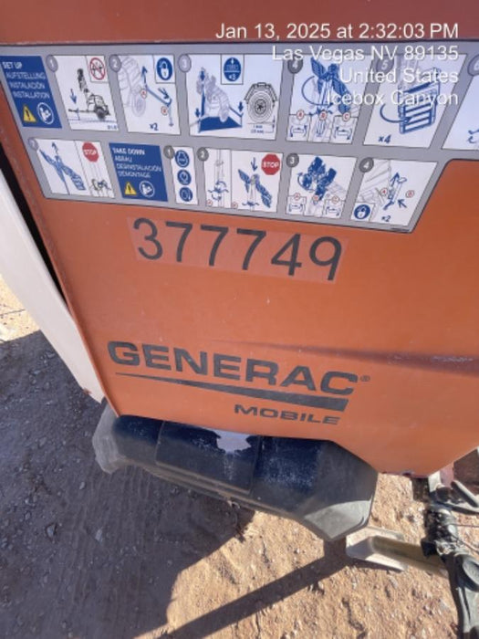 2023 Generac MLT2 Diesel, Flex Switch 120V Input, Powerzone Controller, 
(4) 320W LED Lights, 4kW Generator, 39.9 Gal Fuel Tank, 2" Ball, T3