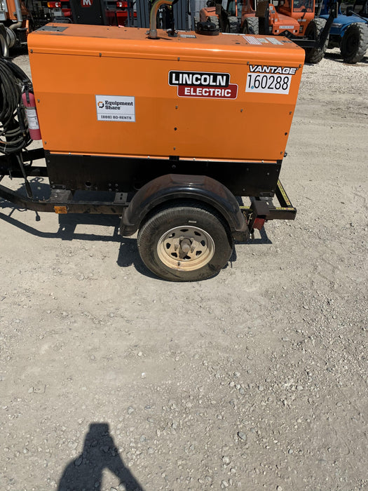 2021 Lincoln Electric Vantage 322 Vantage 322 Ready Pak 3 w/ Decals, ORANGE (includes trailer, cable rack, fender light kit) NO Telematics