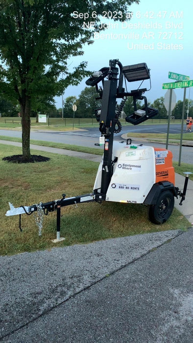 2023 Generac MLT2 Diesel, Flex Switch 120V Input, Powerzone Controller, (4) 320W LED Lights, 4kW Generator, 39.9 Gal Fuel Tank, 2" Ball, T3