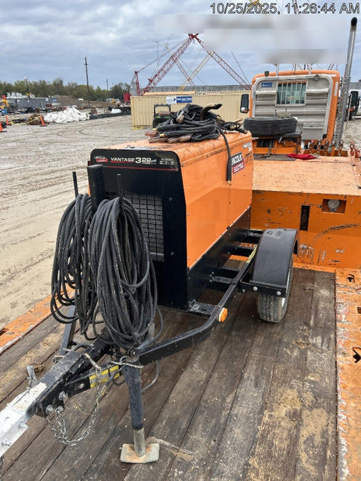 2021 Lincoln Electric Vantage 322 Vantage 322 Ready Pak 3 w/ Decals, ORANGE (includes trailer, cable rack, fender light kit) NO Telematics