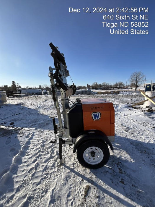 2024 Wanco WLTT-4MM4K Diesel, Deep Sea Controller, Shore Power Plug, Auto Start, (4) 350W LED Floodlights, 4kW Generator, 60 Gal Fuel Tank, 2" Ball, T3