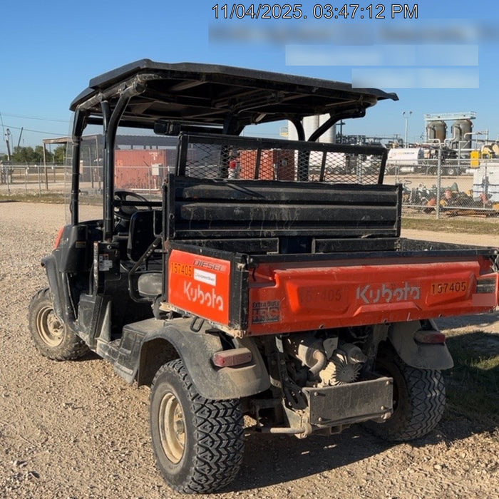2021 Kubota RTV-X1140W-H Plastic Canopy, Windshield Acrylic Clear, LED Strobe Light, Wire Harness Kit, Back up Alarm
