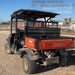 2021 Kubota RTV-X1140W-H Plastic Canopy, Windshield Acrylic Clear, LED Strobe Light, Wire Harness Kit, Back up Alarm