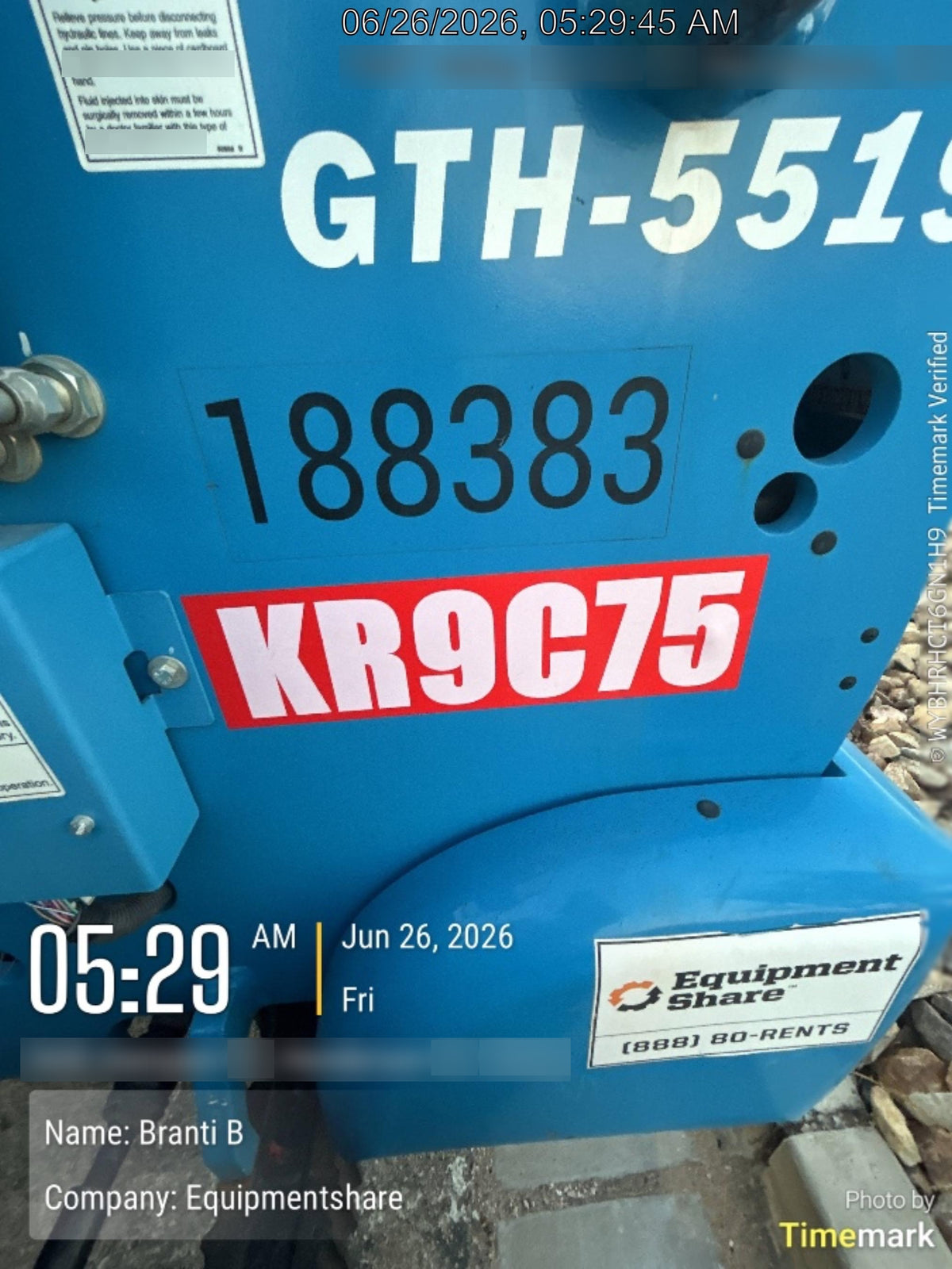 2021 GENIE GTH-5519