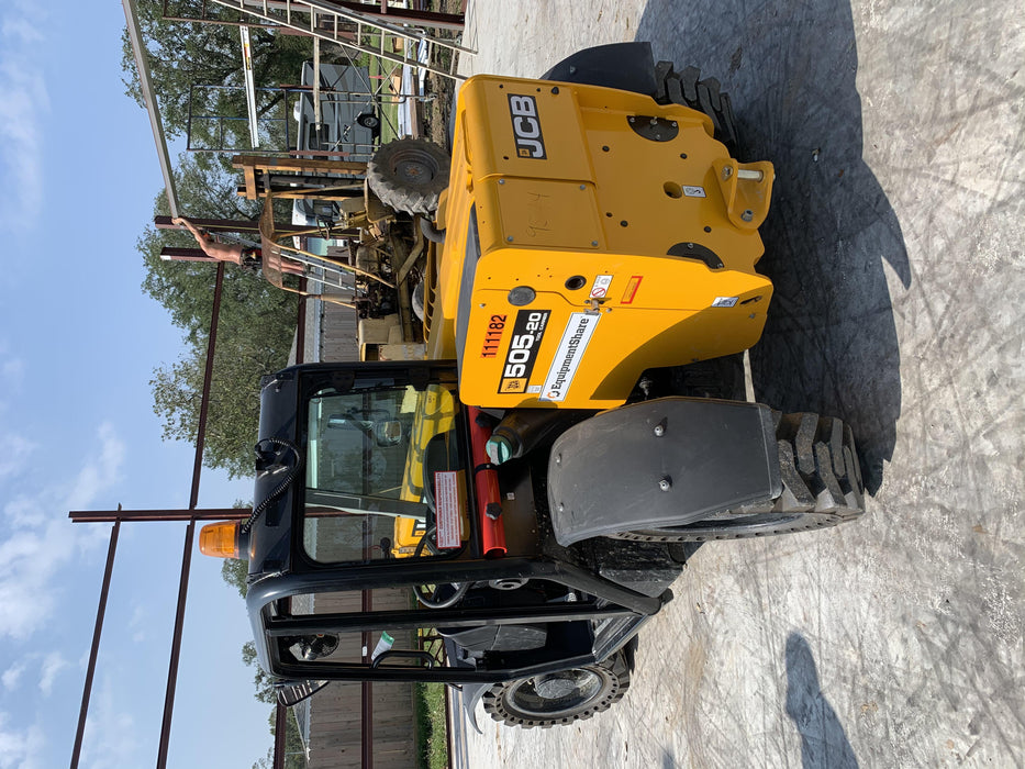2020 JCB 505-20TC Canopy, Solid Tires, Work Lights, Beacon, Aux Hydraulics, Back up Alarm, ES Decals