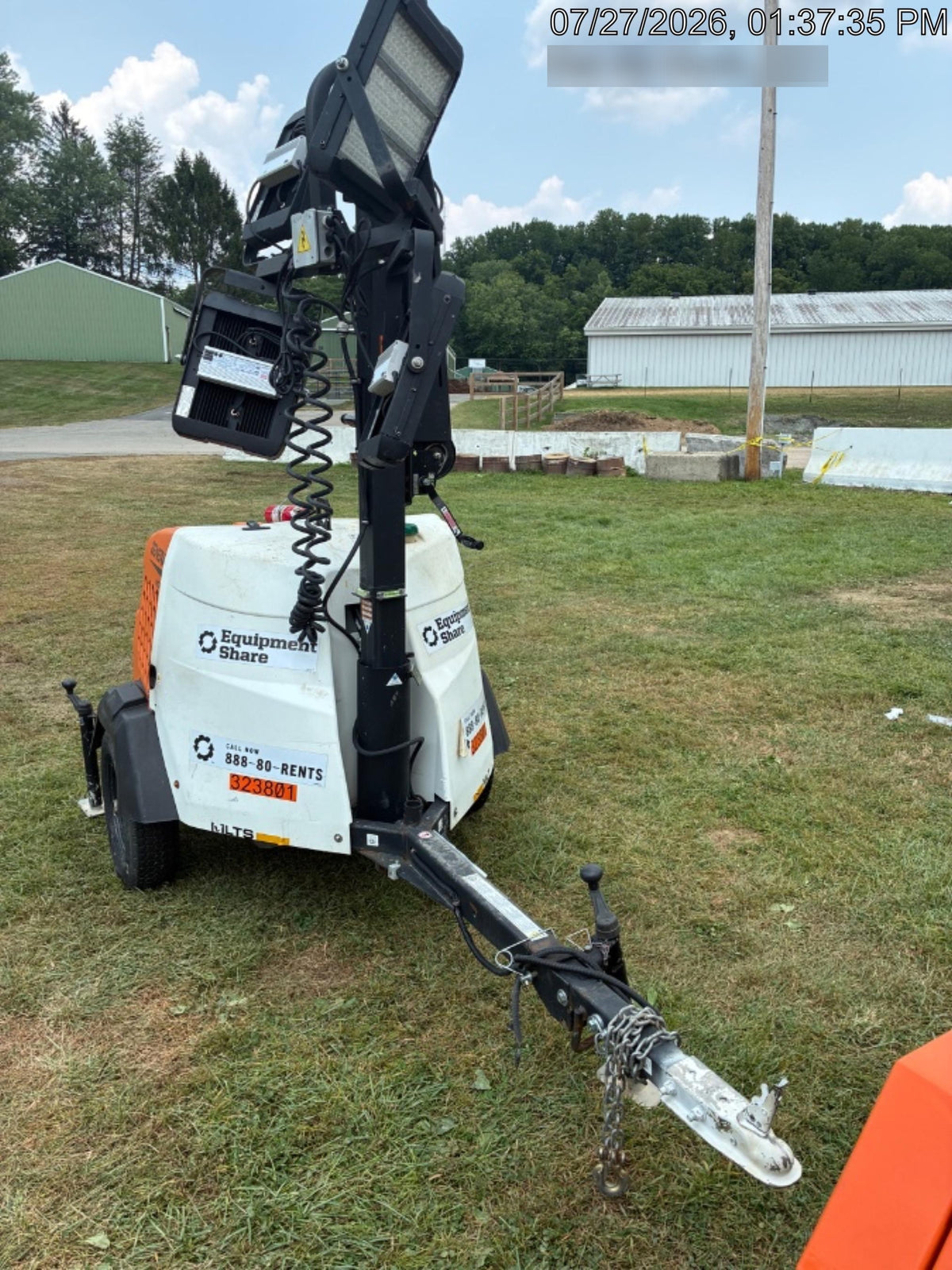 2023 Generac MLT2 Diesel, Flex Switch 120V Input, Powerzone Controller, (4) 320W LED Lights, 4kW Generator, 39.9 Gal Fuel Tank, 2" Ball, T3
