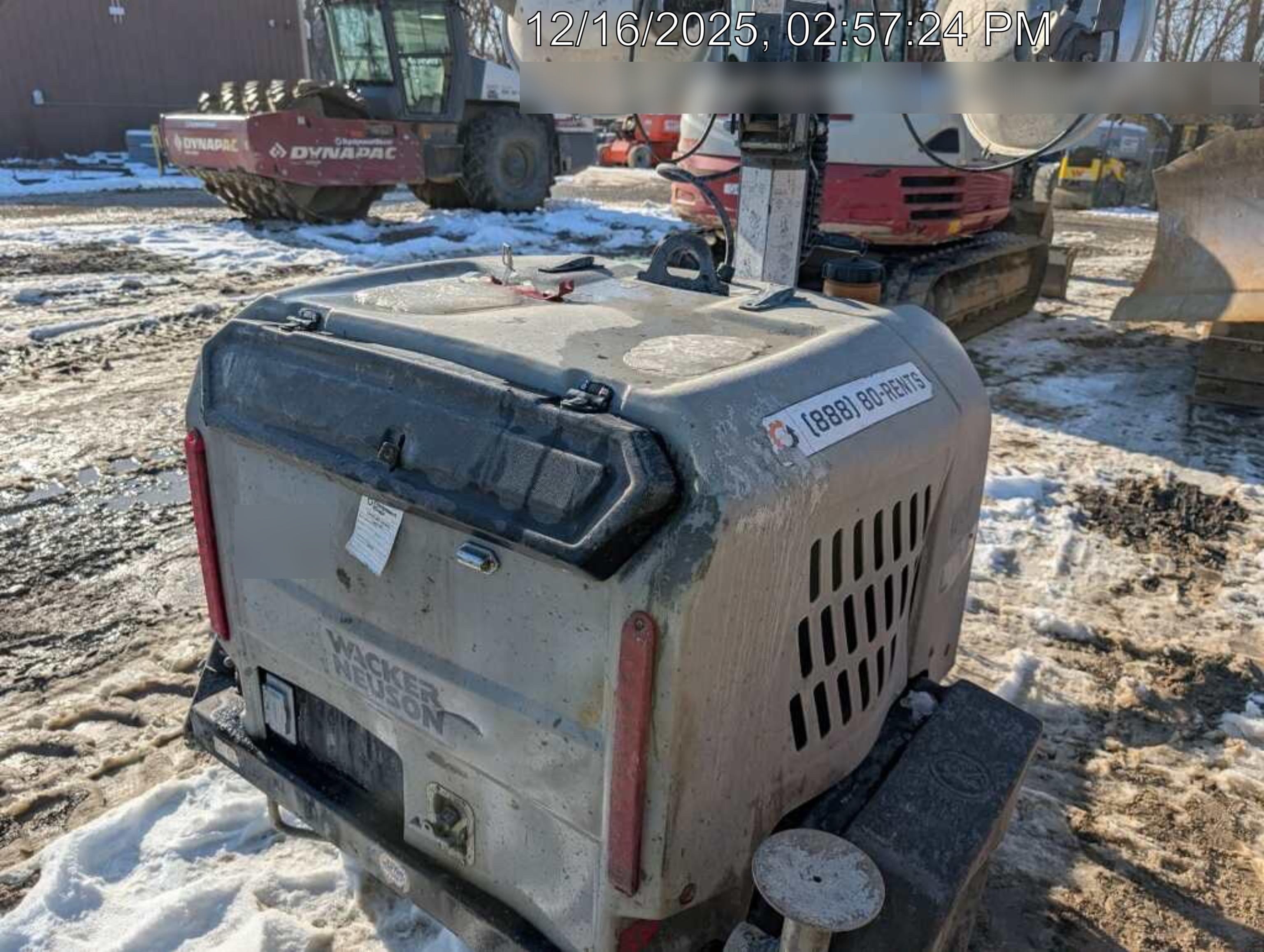 2018 Wacker Neuson LTV6L-MH Wacker Neuson LTV6L Mobile Light Tower w/Fuel Level Sensor Installed