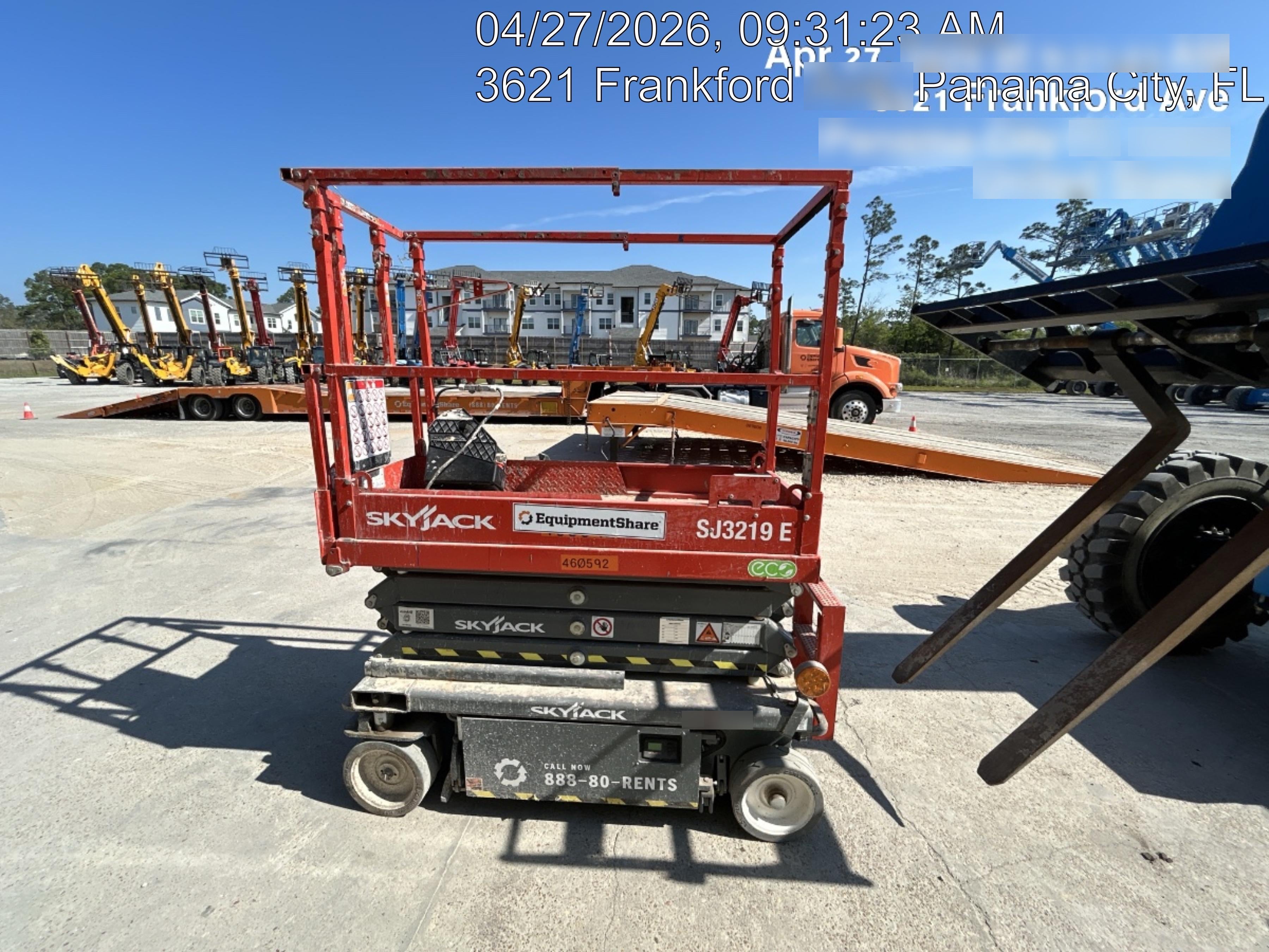 2024 Skyjack SJ3219 Electric Drive, Sld NM Tires, DBcns, RFRails, Power to Platform, T3 + Access Control