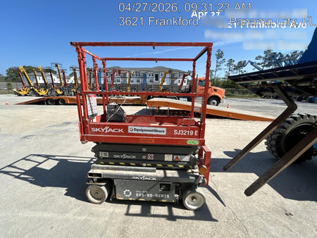 2024 Skyjack SJ3219 Electric Drive, Sld NM Tires, DBcns, RFRails, Power to Platform, T3 + Access Control