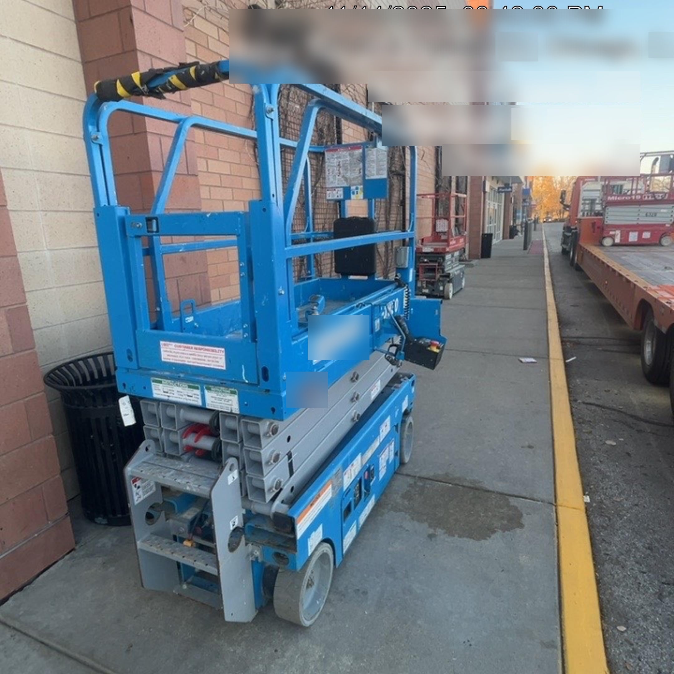 2020 Genie GS-1930 Solid Non Marking Tires, Beacon, Folding rails with half height swing gate