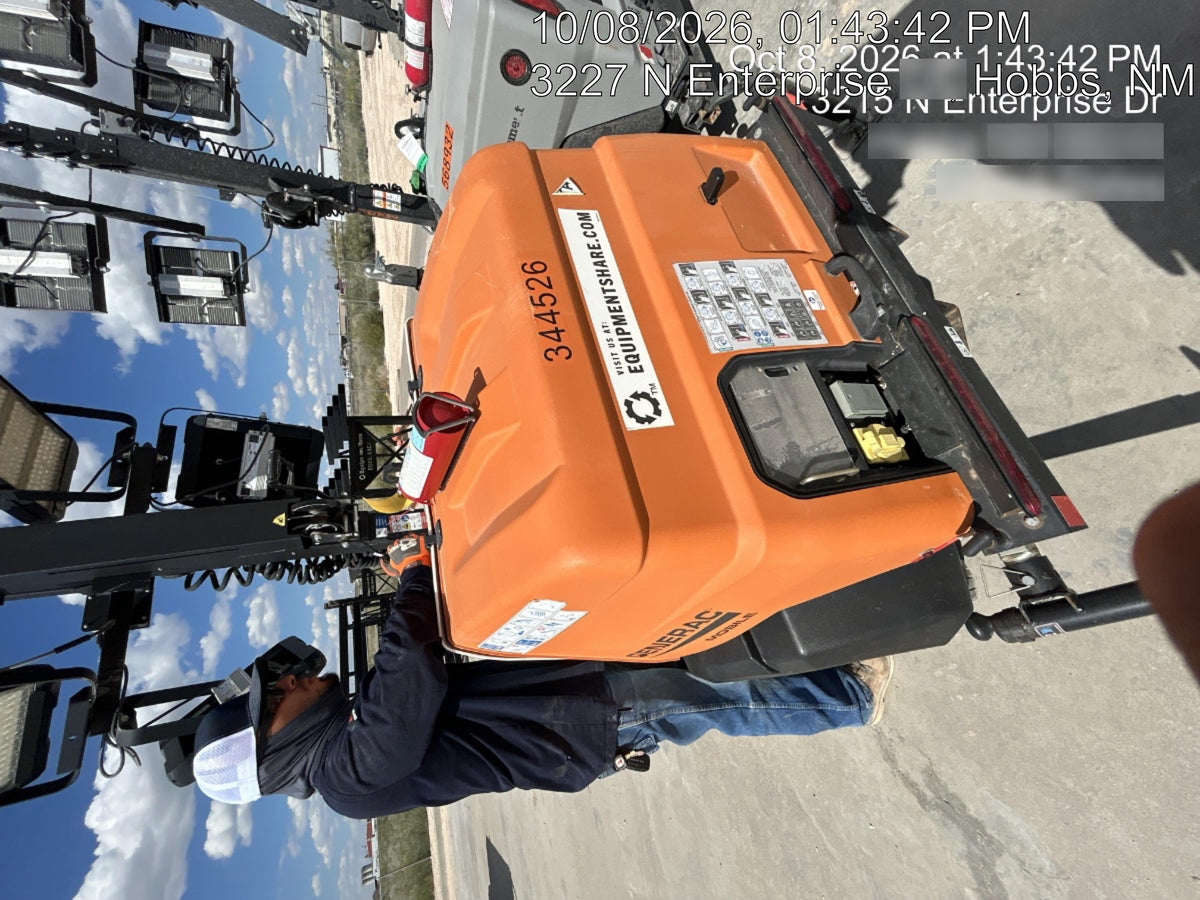 2023 Generac MLT2 Diesel, Flex Switch 120V Input, Powerzone Controller, (4) 320W LED Lights, 4kW Generator, 39.9 Gal Fuel Tank, 2" Ball, T3