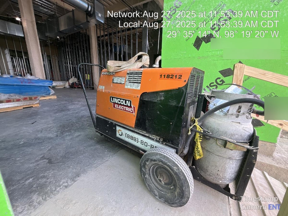 2020 Lincoln Electric Ranger 305 LPG Kohler Engine, One-Pak