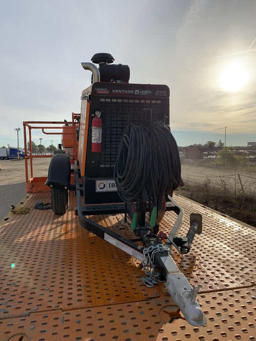 2021 Lincoln Electric Vantage 549X Ready Pak 3, ORANGE (includes trailer, cable rack, fender light kit)