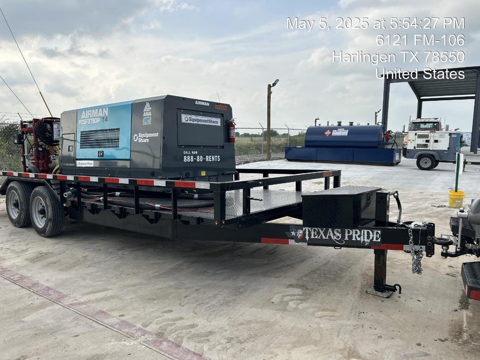 2025 TEXAS PRIDE TRAILERS 18'-20' Lowboy Sand Blasting Unit