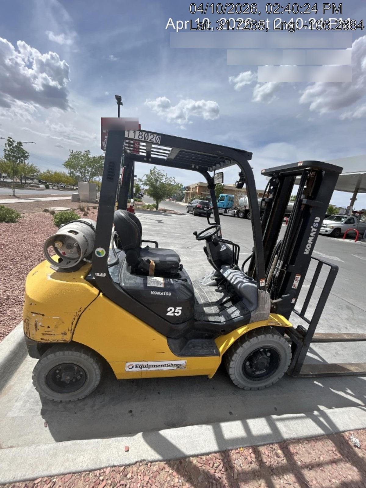 2020 KOMATSU FG25T-16