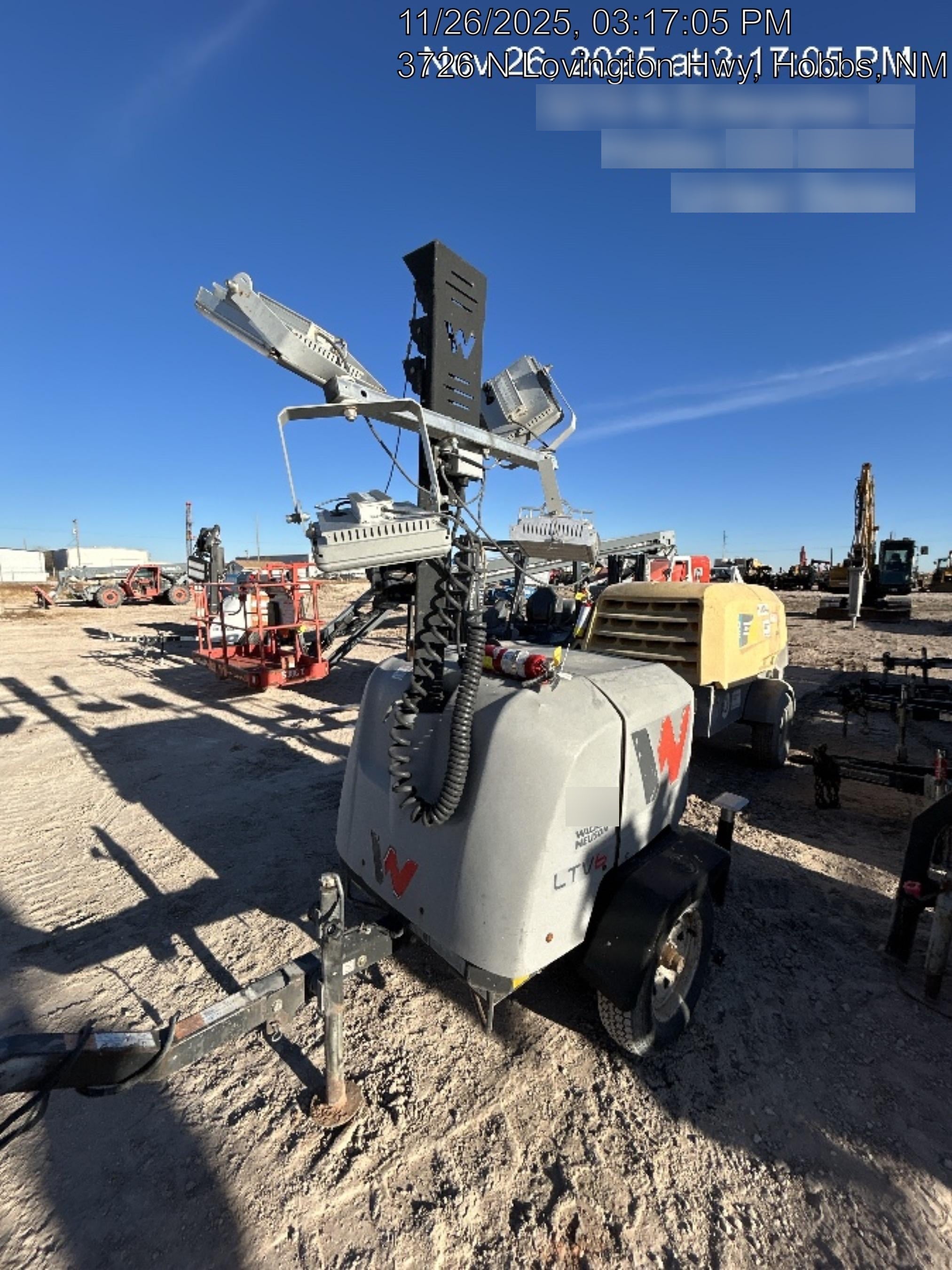 2019 Wacker Neuson LTV6K-LED Standard LED Towable Light Tower w/None