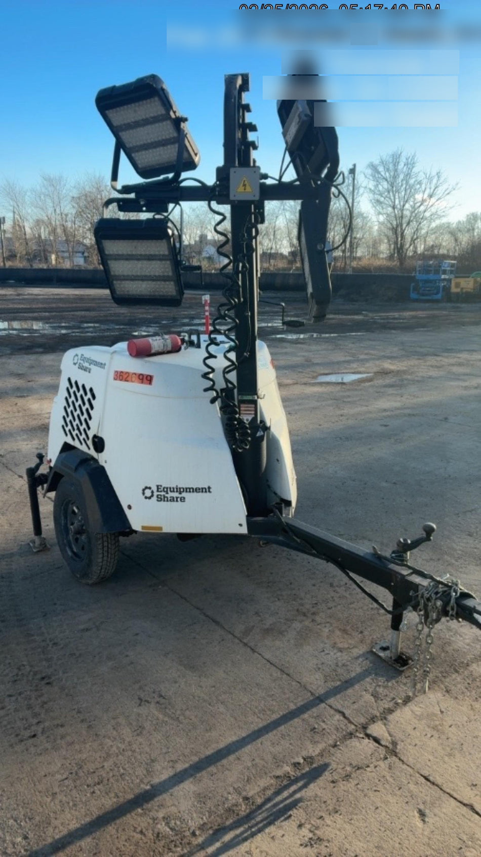 2023 Generac MLT2 Diesel, Flex Switch 120V Input, Powerzone Controller, 
(4) 320W LED Lights, 4kW Generator, 39.9 Gal Fuel Tank, 2" Ball, T3