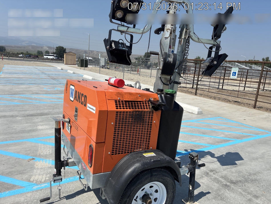 2024 Wanco WLTT-4MM4K Diesel, Deep Sea Controller, Shore Power Plug, Auto Start, (4) 350W LED Floodlights, 4kW Generator, 60 Gal Fuel Tank, 2" Ball, T3