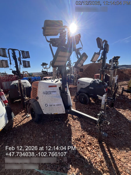 2023 Generac MLT2 Diesel, Flex Switch 120V Input, Powerzone Controller, (4) 320W LED Lights, 4kW Generator, 39.9 Gal Fuel Tank, 2" Ball, T3