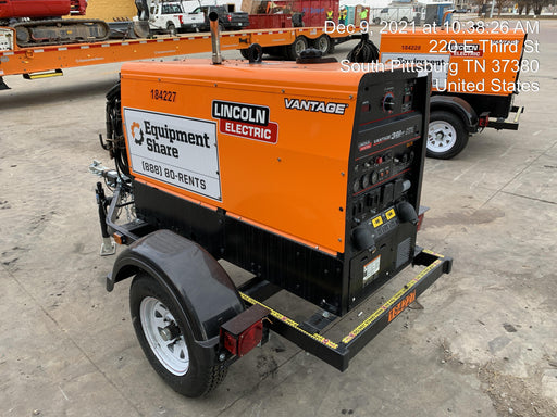 2021 Lincoln Electric Vantage 322 VANTAGE 322 READY-PAK 3