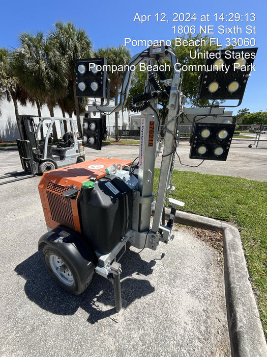 2023 Wanco WLTT-4MM4K Diesel, Deep Sea Controller, Shore Power Plug, Auto Start, (4) 350W LED Floodlights, 4kW Generator, 60 Gal Fuel Tank, 2" Ball, T3