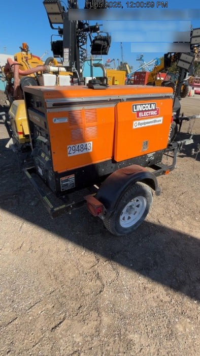 2023 Lincoln Electric LE400 Kubota V1505, Trlr, Cable Rack, Light Kit, ES Decals, T3