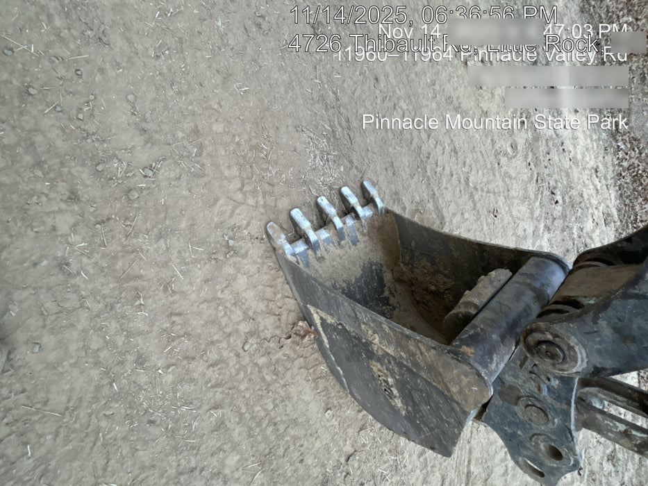 2019 Takeuchi TB290 Cab/Heat/AC Rubber tracks, Dozer blade, Travel alarm, Auxiliary hydraulics w/Manual QC, Hydraulic thumb, 18", 24", and 36" Buckets