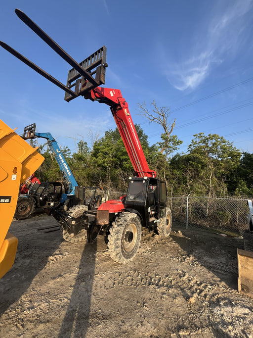 2019 Manitou MTA12042 Cab/Heat/Air, 120 HP, Solid Tires, Work Lights, Lift Hook, Auxiliary Hydraulics 66" Carriage and 60" Forks