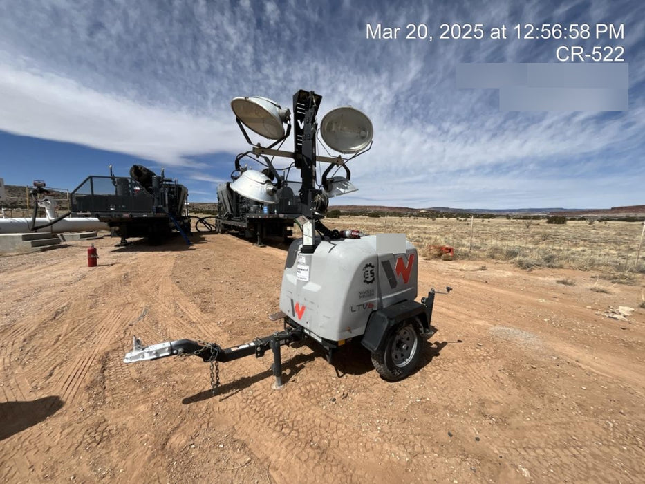 2018 Wacker Neuson LTV6L-MH Wacker Neuson LTV6L Mobile Light Tower w/Fuel Level Sensor Installed
