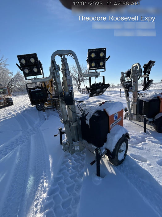 2024 Wanco WLTT-4MM4K Diesel, Deep Sea Controller, Shore Power Plug, Auto Start, (4) 350W LED Floodlights, 4kW Generator, 60 Gal Fuel Tank, 2" Ball, T3