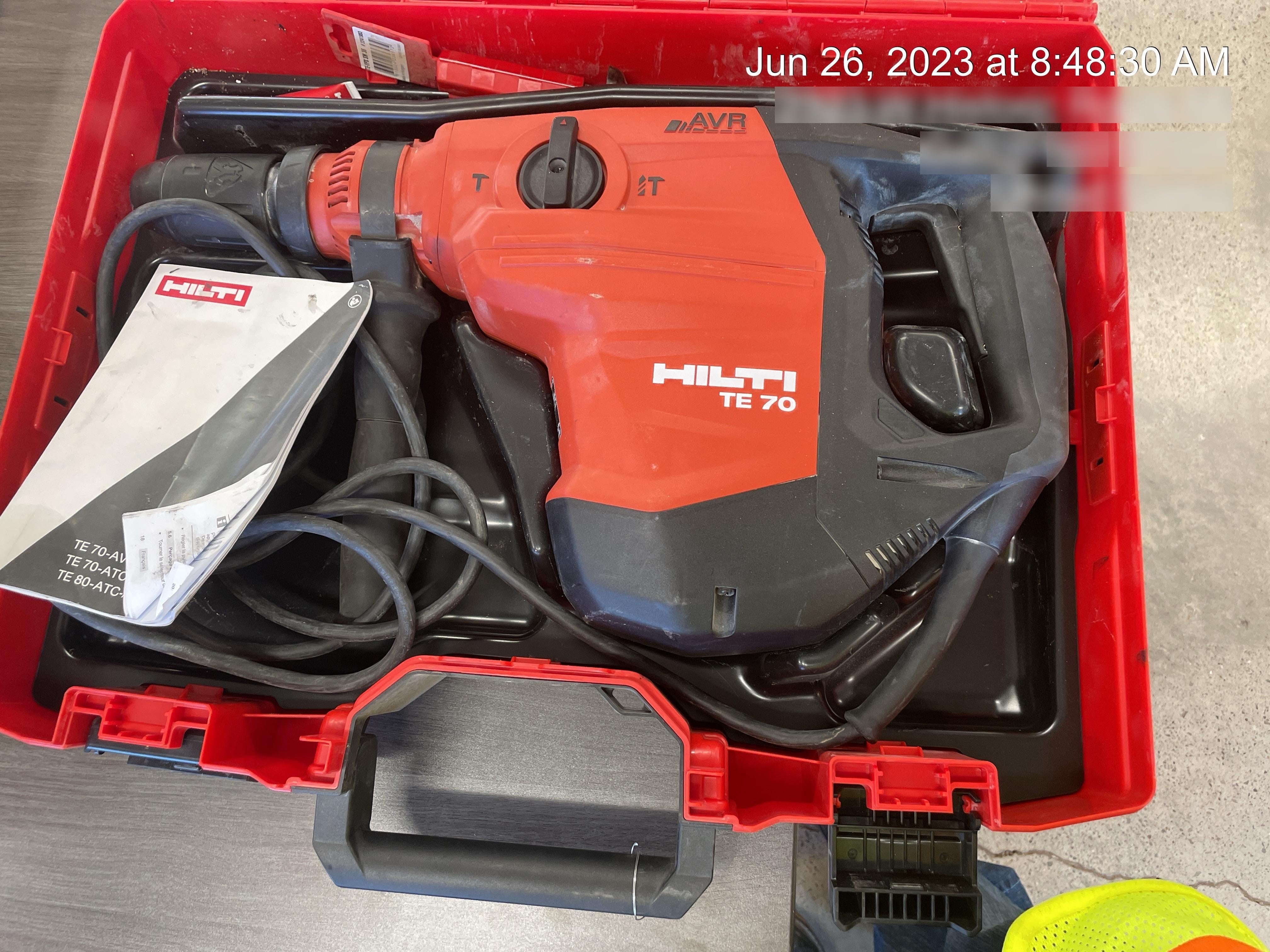 2021 HILTI TE 70-AVR