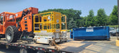 Custom Equipment HB-1430 <ul>
 <li>Hy-Brid Scissor Lift</li>
  <li>Platform capacity up to 670 lbs.</li>
  <li>Working height up to 20 ft</li>
  <li>Weighs under 1,700 lbs.</li>
  <li>Non-marking wheels </li>
</ul>