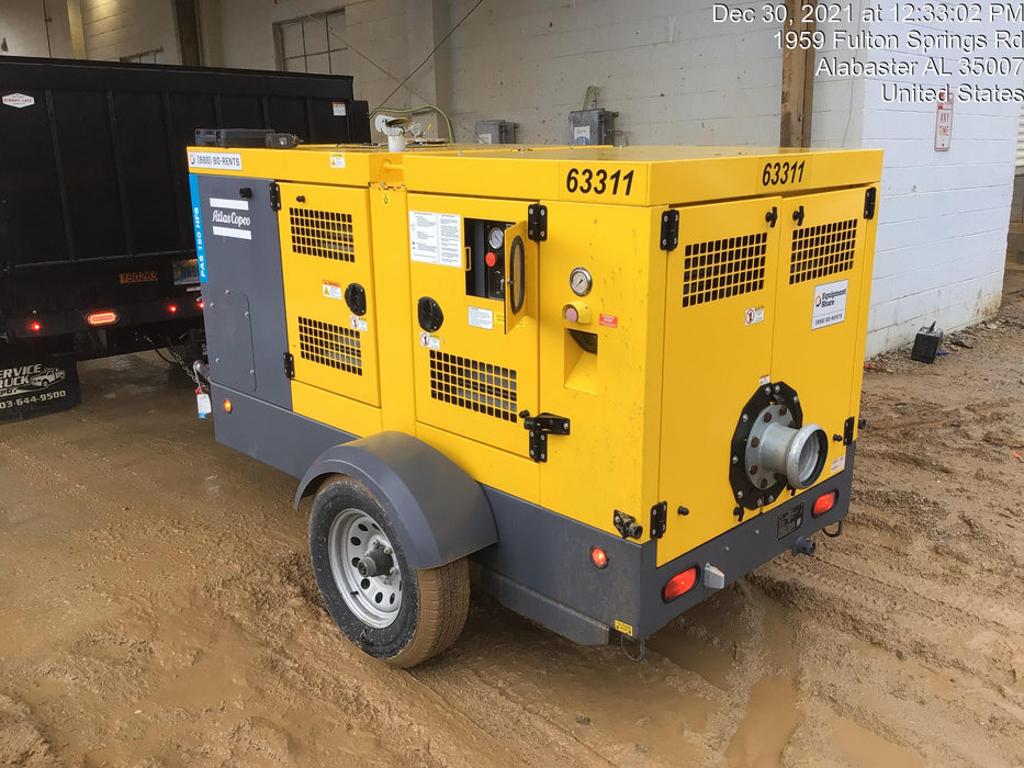 2020 ATLAS COPCO PAS 150 HF CS Enclosed