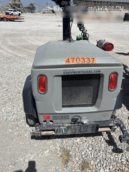 2024 Wacker Neuson LTT4 Diesel, Kohler KDW702, Deep Sea Controller, Auto Start, LED 320W, Bypass Outlet, T3