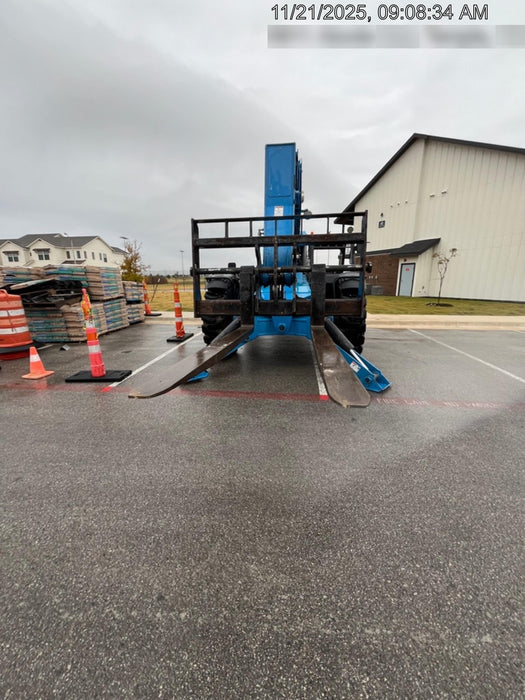 2019 Genie GTH-1056 Canopy, Solid RT Tires, LED Work Lights, Beacon 60" QA Carriage, 60" Forks