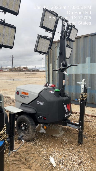 2024 Wacker Neuson LTT4 Diesel, Kohler KDW702, Deep Sea Controller, Auto Start, LED 320W, Bypass Outlet, T3