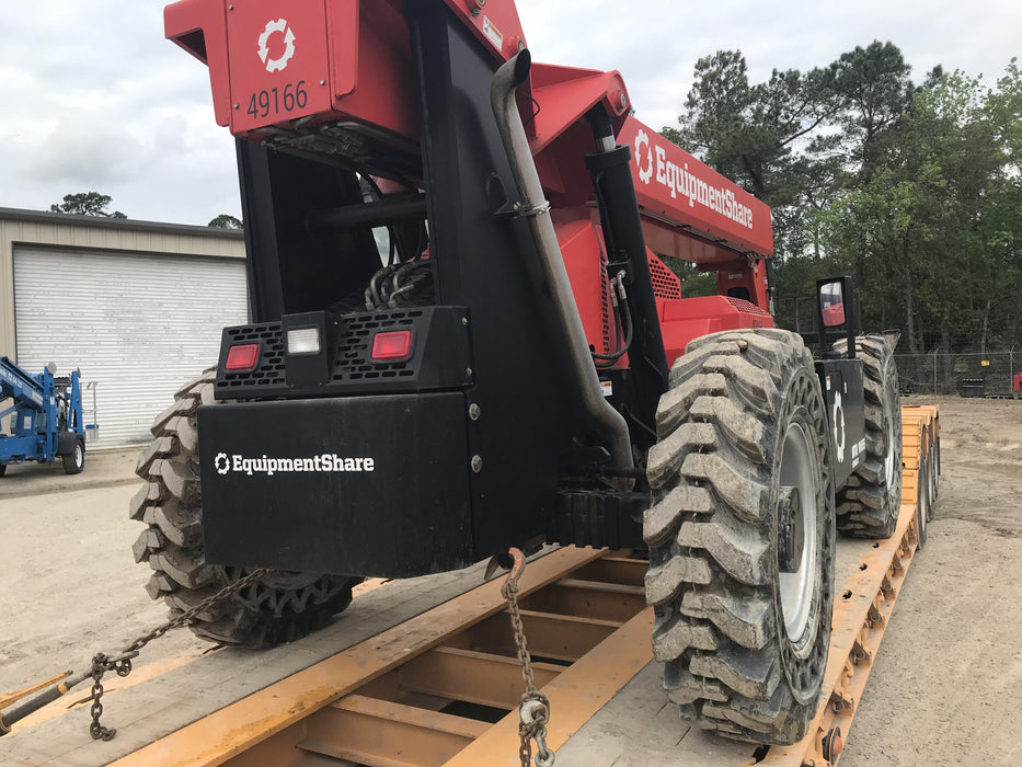2020 Manitou MTA10055 Cab/Heat/Air, 120 HP, Solid Tires, Work Lights, Lift Hook, Auxiliary Hydraulics w/66" Carriage and 60" Forks