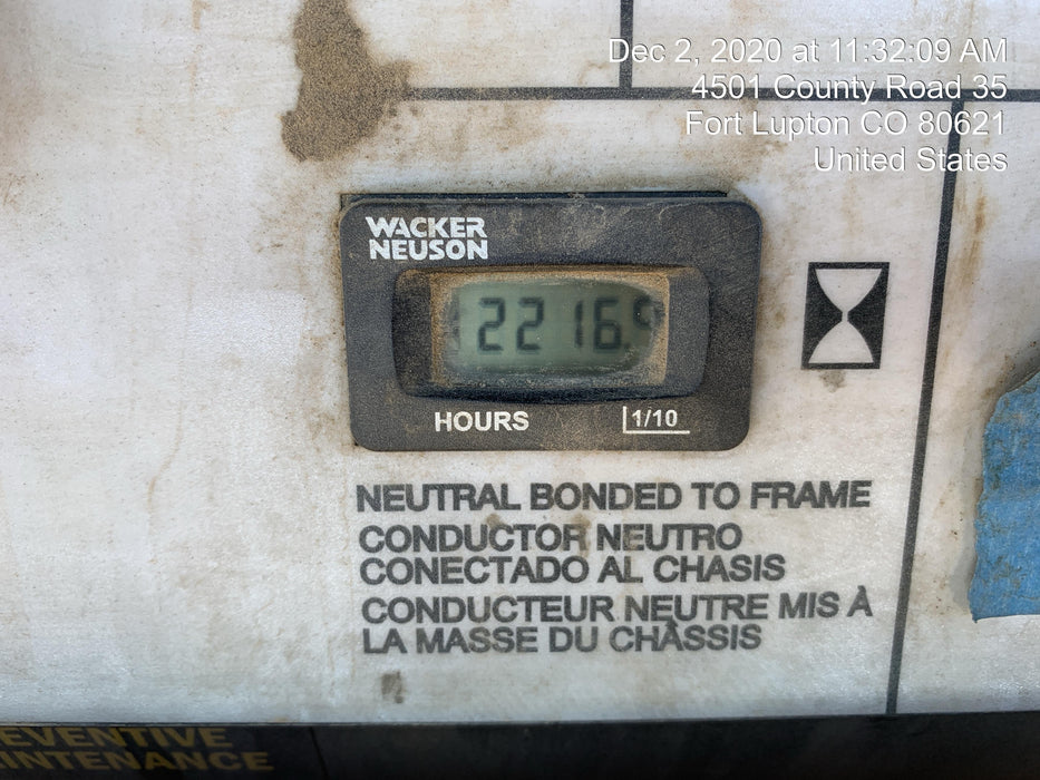 Wacker Neuson LTV6K-MH Wacker Neuson LTV6K Mobile Light Tower w/Fuel Level Sensor Installed