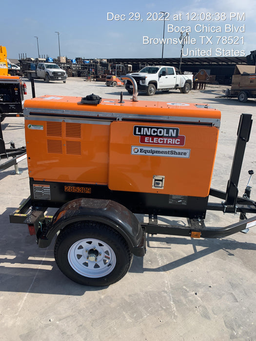 2022 Lincoln Electric LE400 Kubota V1505, Trlr, Cable Rack, Light Kit, ES Decals, T3