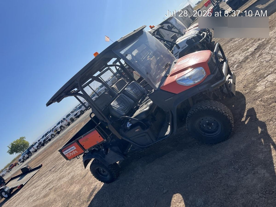 2022 Kubota RTV-X1140W-H Plastic Canopy, Windshield Acrylic Clear, LED Strobe Light, Wire Harness Kit, Back up Alarm